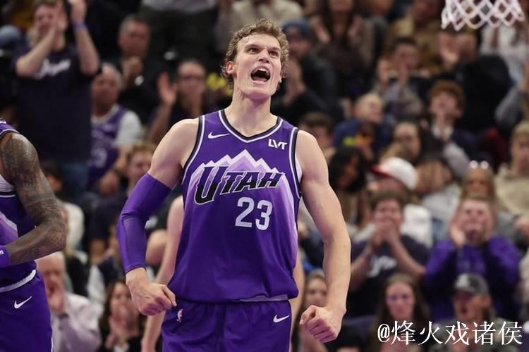 爵士首发：乔治、贝利、森萨博、马尔卡宁、菲利波夫斯基